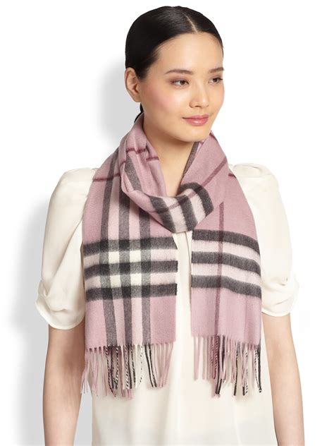 burberry check scarf pink|burberry check cashmere scarf sale.